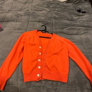 Orange Cardigan